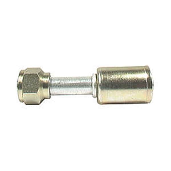 Vintage Air VIN35812-VUG Hose End Fitting - AC Refrigerant Straight 8 AN Hose Crimp to 8 AN Female O-Ring - Aluminum & Steel VIN35812-VUG - main